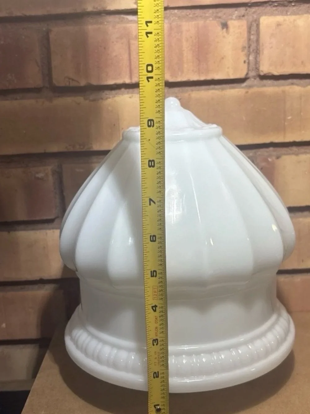 Fluted Doric Acorn Shade - Rejuvenation 4” Fitter